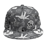 Gothic Wicca Curse Print Snapback Cap