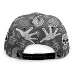Gothic Wicca Curse Print Snapback Cap