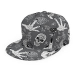 Gothic Wicca Curse Print Snapback Cap
