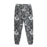 Gothic Wicca Curse Print Sweatpants