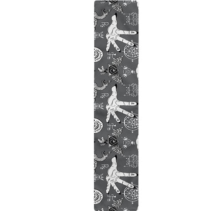 Gothic Wicca Curse Print Table Runner