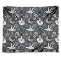 Gothic Wicca Curse Print Tapestry