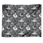 Gothic Wicca Curse Print Tapestry