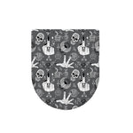 Gothic Wicca Curse Print Toilet Lid Cover
