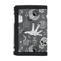 Gothic Wicca Curse Print Trifold Wallet