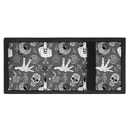 Gothic Wicca Curse Print Trifold Wallet