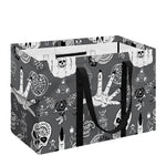 Gothic Wicca Curse Print Utility Tote Bag