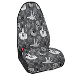 Gothic Wicca Curse Print Waterproof Car Seat Cover
