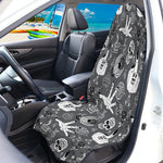 Gothic Wicca Curse Print Waterproof Car Seat Cover