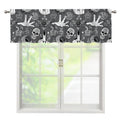 Gothic Wicca Curse Print Window Valance
