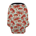 Gouache Tiger Pattern Print Baby Seat Cover