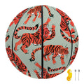 Gouache Tiger Pattern Print Basketball