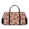 Gouache Tiger Pattern Print Duffel Bag