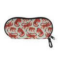 Gouache Tiger Pattern Print Glasses Case