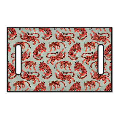 Gouache Tiger Pattern Print Golf Cart Seat Cover