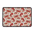 Gouache Tiger Pattern Print Kitchen Mat