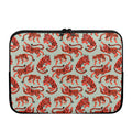 Gouache Tiger Pattern Print Laptop Sleeve