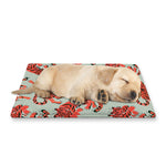 Gouache Tiger Pattern Print Pet Cooling Mat Cover
