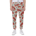 Gouache Tiger Pattern Print Joggers