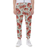 Gouache Tiger Pattern Print Scuba Joggers