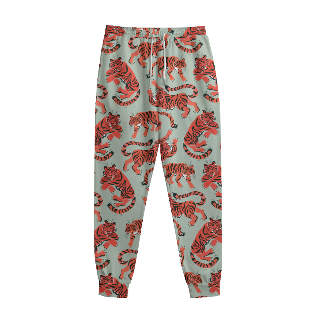 Gouache Tiger Pattern Print Sweatpants
