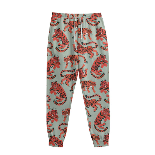 Gouache Tiger Pattern Print Sweatpants