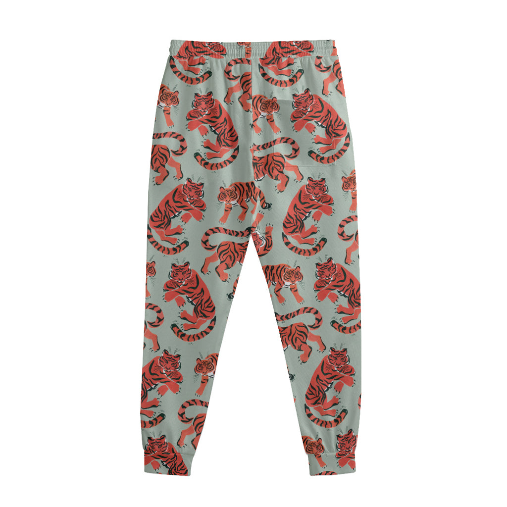 Gouache Tiger Pattern Print Sweatpants