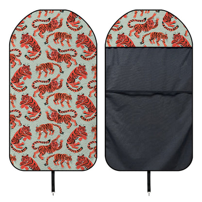 Gouache Tiger Pattern Print Waterproof Car Seat Cover