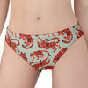 Gouache Tiger Pattern Print Women's Panties
