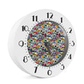Graffiti Cartoon Characters Print Alarm Clock