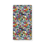 Graffiti Cartoon Characters Print Baby Crib Sheet