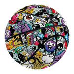 Graffiti Cartoon Characters Print Basketball