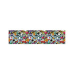 Graffiti Cartoon Characters Print Bed Runner