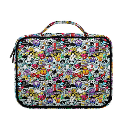 Graffiti Cartoon Characters Print Briefcase Bible Bag
