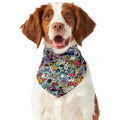 Graffiti Cartoon Characters Print Dog Bandana