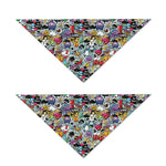 Graffiti Cartoon Characters Print Dog Bandana