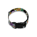 Graffiti Cartoon Characters Print Dog Collar