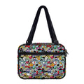 Graffiti Cartoon Characters Print Double Strap Bible Bag