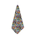 Graffiti Cartoon Characters Print Hand Towel