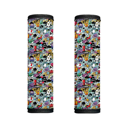 Graffiti Cartoon Characters Print Handle Covers