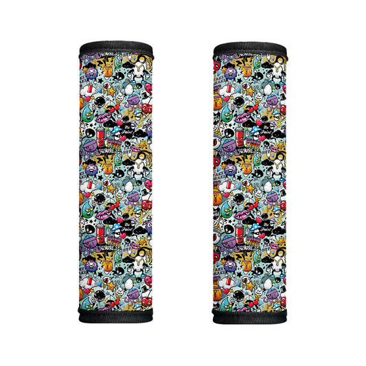 Graffiti Cartoon Characters Print Handle Covers