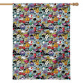 Graffiti Cartoon Characters Print House Flag