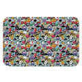 Graffiti Cartoon Characters Print Indoor Door Mat