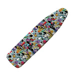Graffiti Cartoon Characters Print Ironing Board Cover