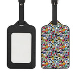 Graffiti Cartoon Characters Print Luggage Tag