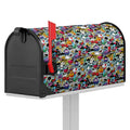 Graffiti Cartoon Characters Print Mailbox Cover