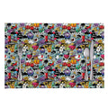 Graffiti Cartoon Characters Print Placemat