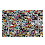 Graffiti Cartoon Characters Print Placemat