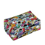 Graffiti Cartoon Characters Print Rectangle Tissue Box Cover