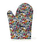 Graffiti Cartoon Characters Print Single Oven Mitt